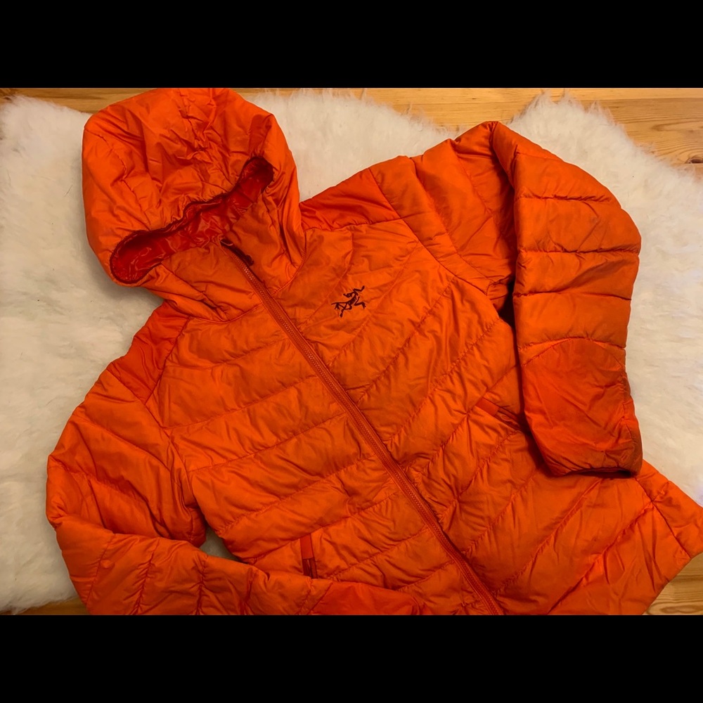 Arc'teryx Orange Puffer Jacket